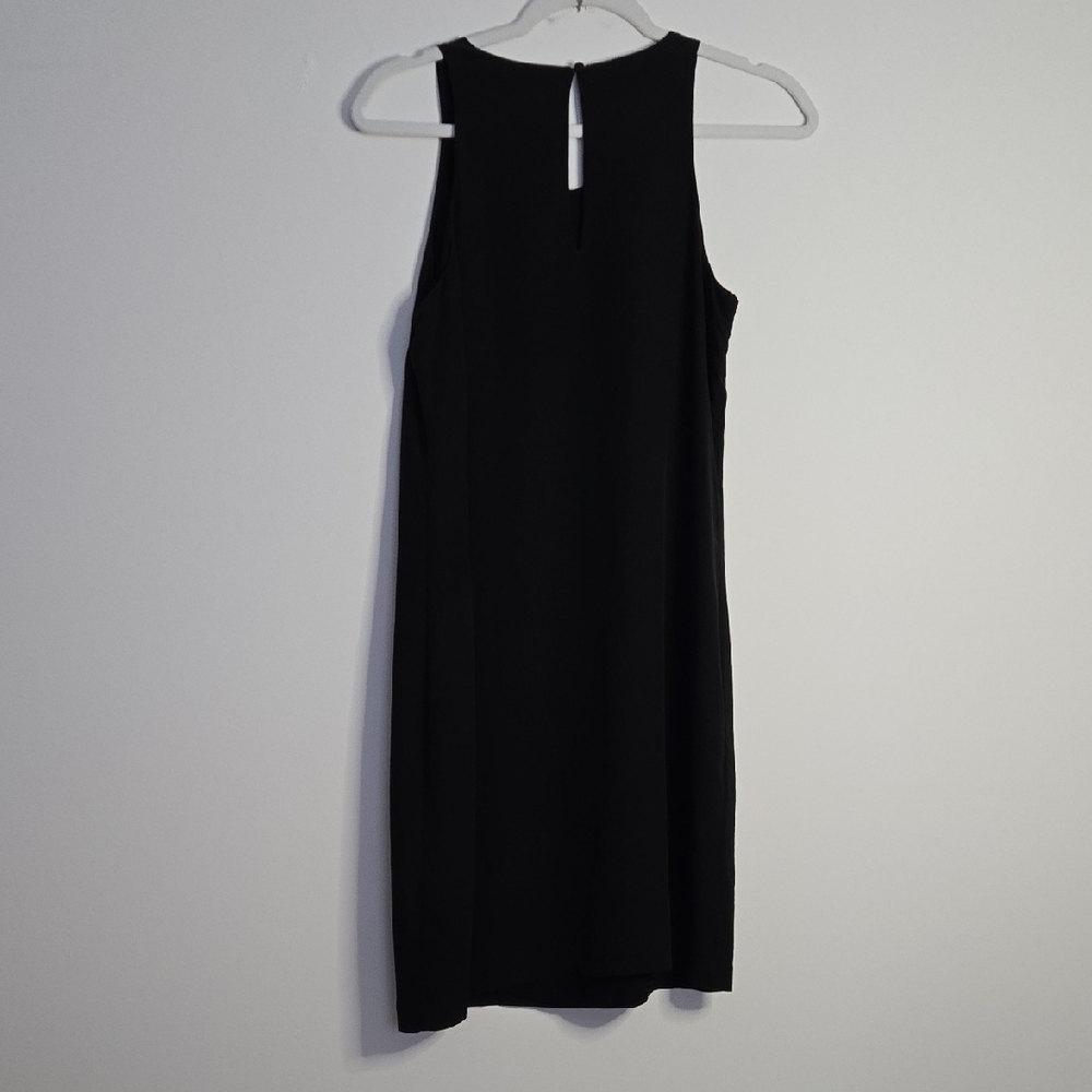 Cynthia Rowley Elegant 100% Silk Black Sleeveless Dress Normcore Size 2 - Picture 5 of 5